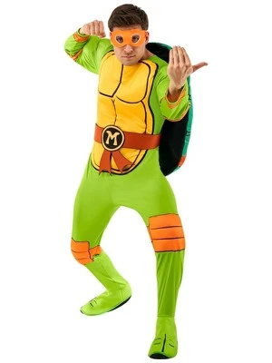 Rubie's Rubies TMNT Michelangelo Men's Deluxe Costume 6 Rubie's Rubies TMNT Michelangelo Men's Deluxe Costume - Image 4