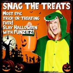 FUNZIEZ! - Dinosaur Adult Unisex Novelty Union Suit