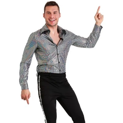 HalloweenCostumes.com Disco Ball Men's Shirt 3 HalloweenCostumes.com Disco Ball Men's Shirt