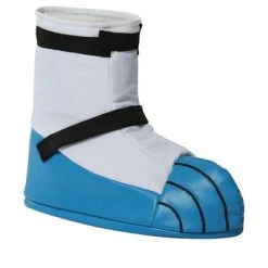 HalloweenCostumes.com One Size Fits Most Astronaut Boots for Adults, Black/White/Blue