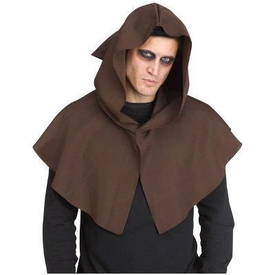 Fun World Hooded Capelet (Brown) 4 Fun World Hooded Capelet (Brown) - Image 2
