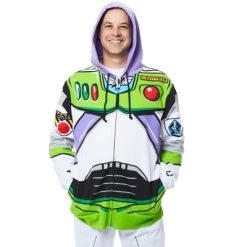 Mad Engine BuySeasons Toy Story Buzz Lightyear Mens Hoodie Costume -Adult Halloween Costumes Shop GUEST b1b4b986 539f 4d34 a4ad 14ffc035881c
