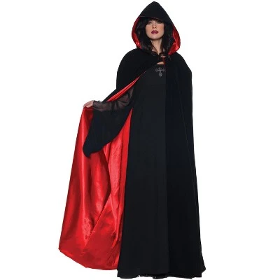 Underwraps Costumes Underwraps 63" Deluxe Velvet and Satin Cape (Red) 3 Underwraps Costumes Underwraps 63" Deluxe Velvet and Satin Cape (Red)