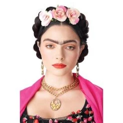 California Costumes Women's Frida Braid with Clip-In Flowers -Adult Halloween Costumes Shop GUEST b2644a24 31b9 4acf ab60 ed439294b38d