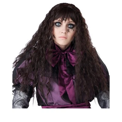 California Costumes Creepy Doll Wig (Brunette) 5 California Costumes Creepy Doll Wig (Brunette) - Image 3