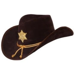 Underwraps Sheriff Hat Adult Costume Accessory