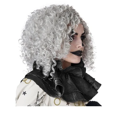 California Costumes Corkscrew Clown Curls Wig (Grey) 4 California Costumes Corkscrew Clown Curls Wig (Grey) - Image 2