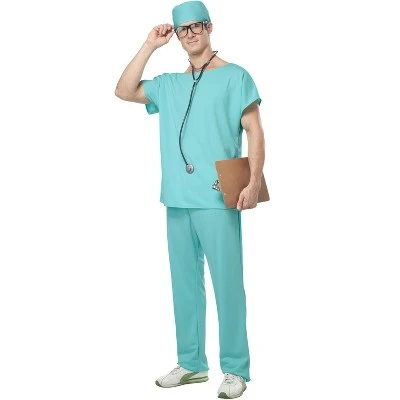 California Costumes Doctor Scrubs Men's Costume 4 California Costumes Doctor Scrubs Men's Costume - Image 2
