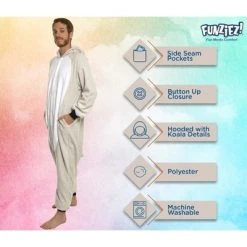 Funziez! Koala Men's Novelty Union Suit 9 Funziez! Koala Men's Novelty Union Suit -Adult Halloween Costumes Shop GUEST b601295a 7d17 4afd a13f 76e436305b0b