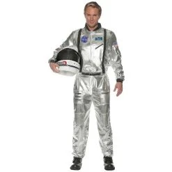 Underwraps Mens Lunar Astronaut Jumpsuit Costume