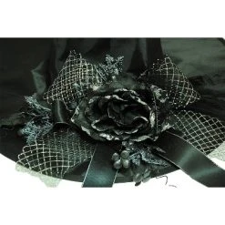 Halloween Express 18 in Women's Witch Hat with Flower