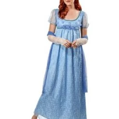 Rubie's Women's Regency Blue Lace Dress -Adult Halloween Costumes Shop GUEST b95850f7 ebed 4621 93a6 56661be37a94