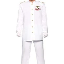 Underwraps Costumes Underwraps Deluxe Navy Admiral Men's Costume
