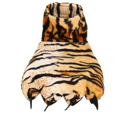 HalloweenCostumes.com One Size Fits Most Tiger Paw Shoe Covers, Black/Brown/Brown 4 HalloweenCostumes.com One Size Fits Most Tiger Paw Shoe Covers, Black/Brown/Brown - Image 2