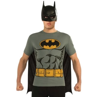 Rubie's Rubies Batman Men's T-Shirt Adult Costume Top 3 Rubie's Rubies Batman Men's T-Shirt Adult Costume Top
