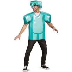 Minecraft Armor Classic Adult Costume, One Size