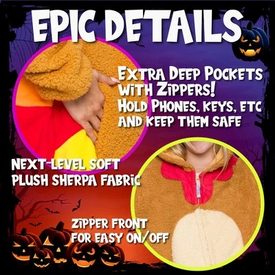 FUNZIEZ! - Turkey Adult Unisex Slim Fit Novelty Union Suit 6 FUNZIEZ! - Turkey Adult Unisex Slim Fit Novelty Union Suit - Image 4