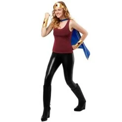 Adult DC Comics Wonder Woman Halloween Costume Apparel Set One Size