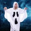 FUNZIEZ! - Halloween Ghost Adult Unisex Novelty Union Suit