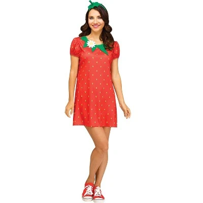 Fun World Strawberry Cutie Women's Costume 3 Fun World Strawberry Cutie Women's Costume