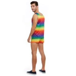 Dreamgirl Festive Rainbow Men's Outfit
