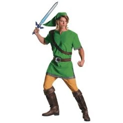 Disguise Mens Legend of Zelda Classic Link Costume - Medium - Green