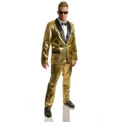 Charades Costumes Charades Men's Disco Ball Tuxedo Costume