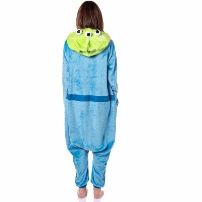INTIMO Disney Women's Toy Story Alien Kigurumi Union Suit One Piece Pajama Blue 5 INTIMO Disney Women's Toy Story Alien Kigurumi Union Suit One Piece Pajama Blue - Image 3
