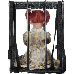 Seasonal Visions Adult Animated Caged Kid Walk Around Costume - One Size Fits Most - White
