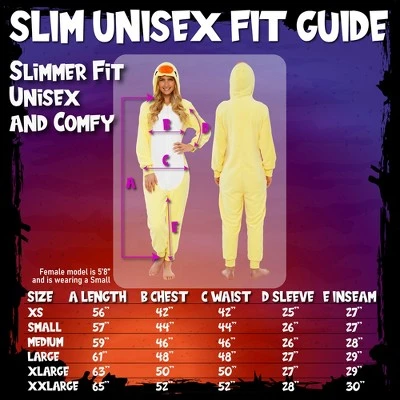 Funziez! Duck Slim Fit Women's Novelty Union Suit 5 Funziez! Duck Slim Fit Women's Novelty Union Suit - Image 3