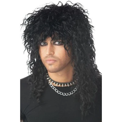 California Costumes Headbanger Costume Wig (Black) 3 California Costumes Headbanger Costume Wig (Black)