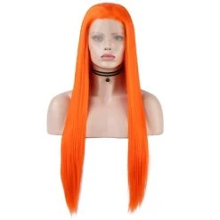 Unique Bargains Women's Long Straight Lace Front Wigs with Adjustable Wig Cap 24" 1 Pc -Adult Halloween Costumes Shop GUEST ca5c47ac 0ea4 4dd6 a777 b06e2fa90ffd