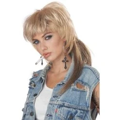 California Costumes The Femullet Adult Wig (Blonde)