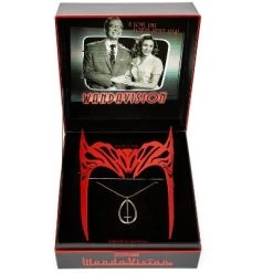 SalesOne LLC Marvel WandaVision Replica Headband and Necklace Set