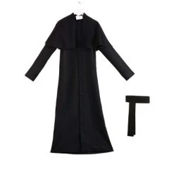 HalloweenCostumes.com Medium Men Deluxe Priest Costume, Black/White -Adult Halloween Costumes Shop GUEST cc6c4b05 3922 47bb aed2 5db87262e16c