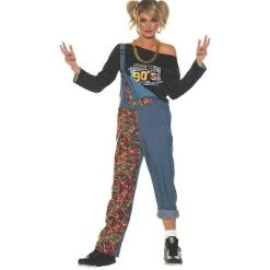 Underwraps Womens Word Up 1990's Overalls -Adult Halloween Costumes Shop GUEST cdc1de26 fe59 4e4b 884a f82bc178a696