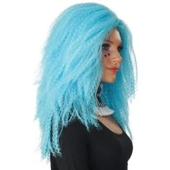 California Costumes Crimped N Kooky Adult Wig (Blue)