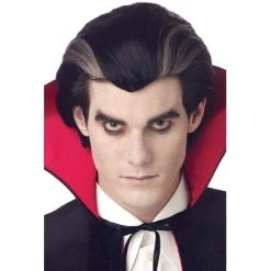 California Costumes Modern Vampire Costume Wig (Black/Grey) 5 California Costumes Modern Vampire Costume Wig (Black/Grey) -Adult Halloween Costumes Shop GUEST ce820f57 7c79 4afe 88e3 4d4bd0620461 1
