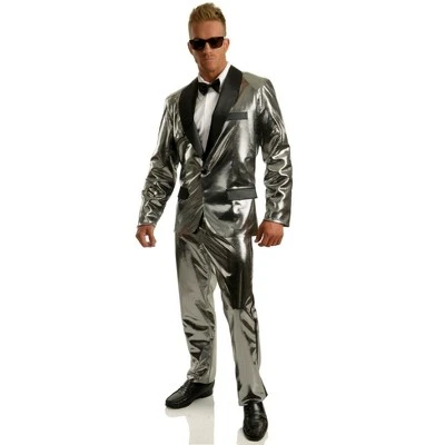 Charades Costumes Charades Mens Disco Ball Tuxedo Set with Pants Costume 7 Charades Costumes Charades Mens Disco Ball Tuxedo Set with Pants Costume - Image 5