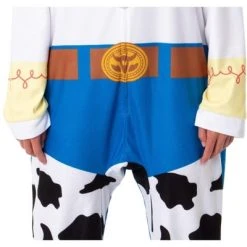 INTIMO Disney Womens' Toy Story Movie Jessie Costume Footless Union Suit Multicolored