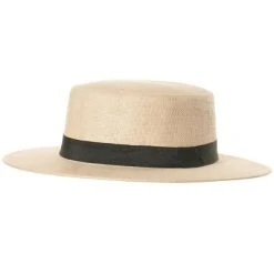 Underwraps Costumes Underwraps Adult Costume Straw Hat w/ Black Band | One Size