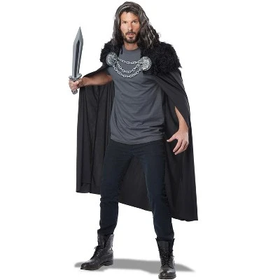 California Costumes Wolf Clan Warrior Adult Cape 3 California Costumes Wolf Clan Warrior Adult Cape