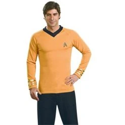 Rubie's Rubies Star Trek Mens Deluxe Captain Kirk Costume