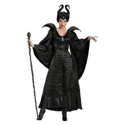 Disguise Womens Maleficent Christening Gown Deluxe Costume - Large - Black