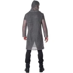 California Costumes Metallic Knit Chainmail Tunic and Cowl Adult Costume