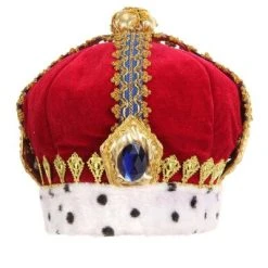 HalloweenCostumes.com Men Men's Royal King Hat, Red
