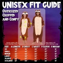 FUNZIEZ! - Chipmunk Adult Unisex Novelty Union Suit 9 FUNZIEZ! - Chipmunk Adult Unisex Novelty Union Suit -Adult Halloween Costumes Shop GUEST da3a57fb bc43 4a10 9c7a a64678ef6046