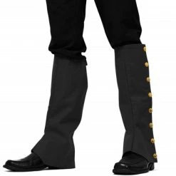 Skeleteen Faux Suede Boot Covers - Black -Adult Halloween Costumes Shop GUEST dbc51491 a84f 49a3 9439 9f897c653670