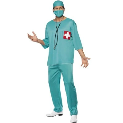 Smiffy's Smiffy Surgeon Men's Costume 5 Smiffy's Smiffy Surgeon Men's Costume - Image 3