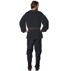 California Costumes Renaissance Peasant Shirt Adult Costume (Black)